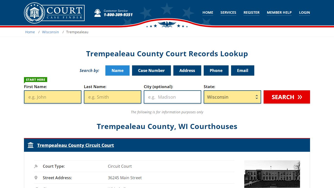 Trempealeau County Court Records | WI Case Lookup